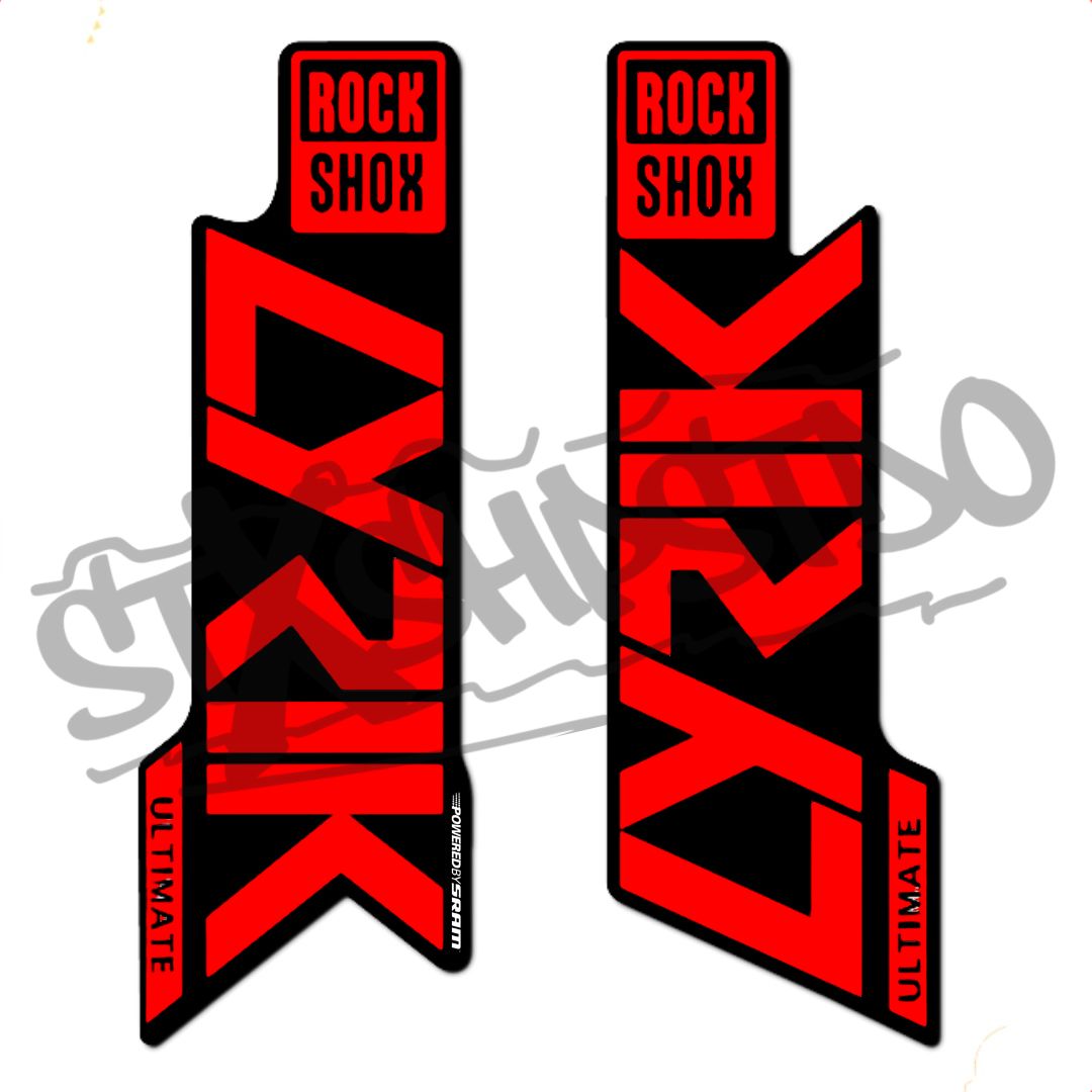 Naklejka na amortyzator Rock shox lyrik ultimate