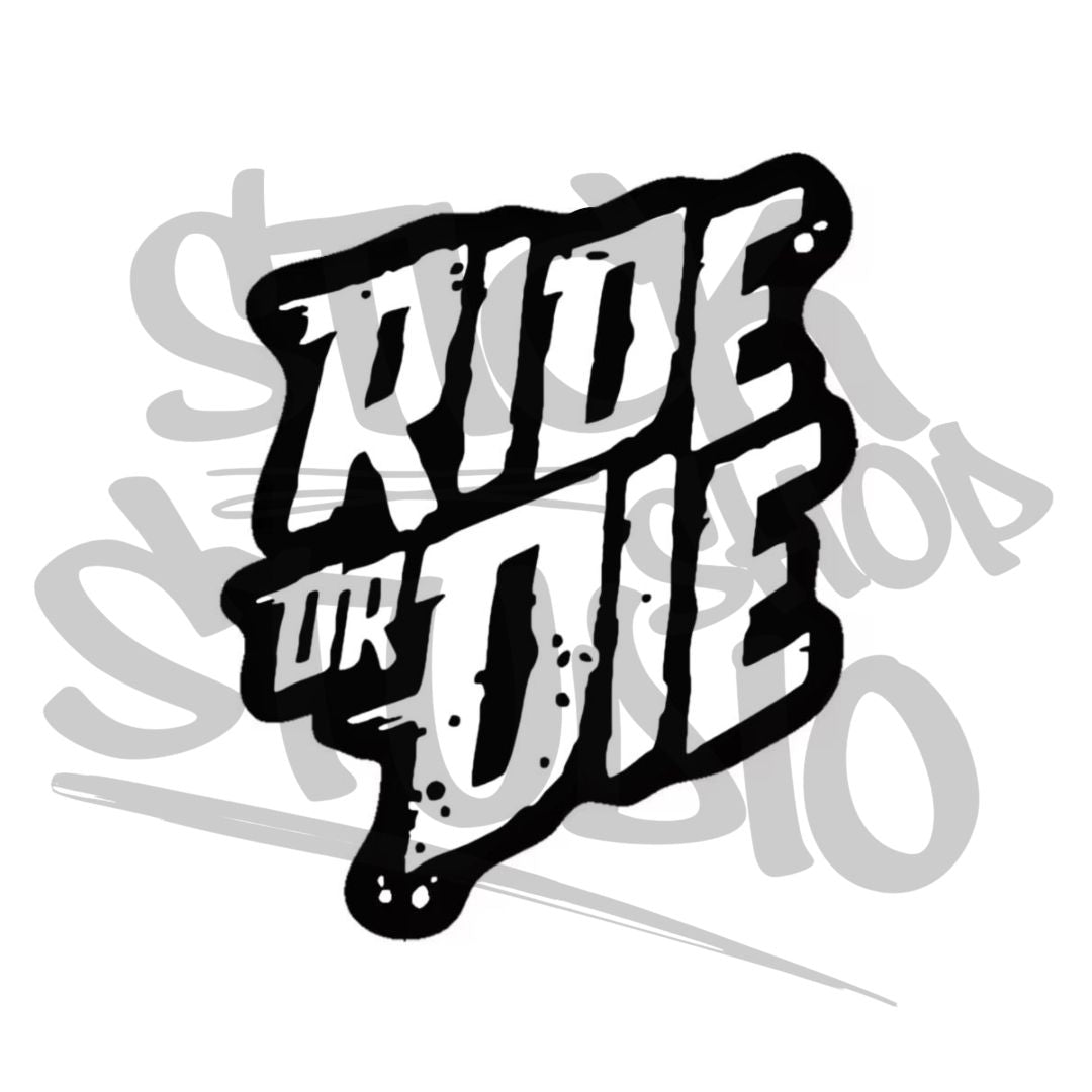 Zestaw wlepek "Ride or die"