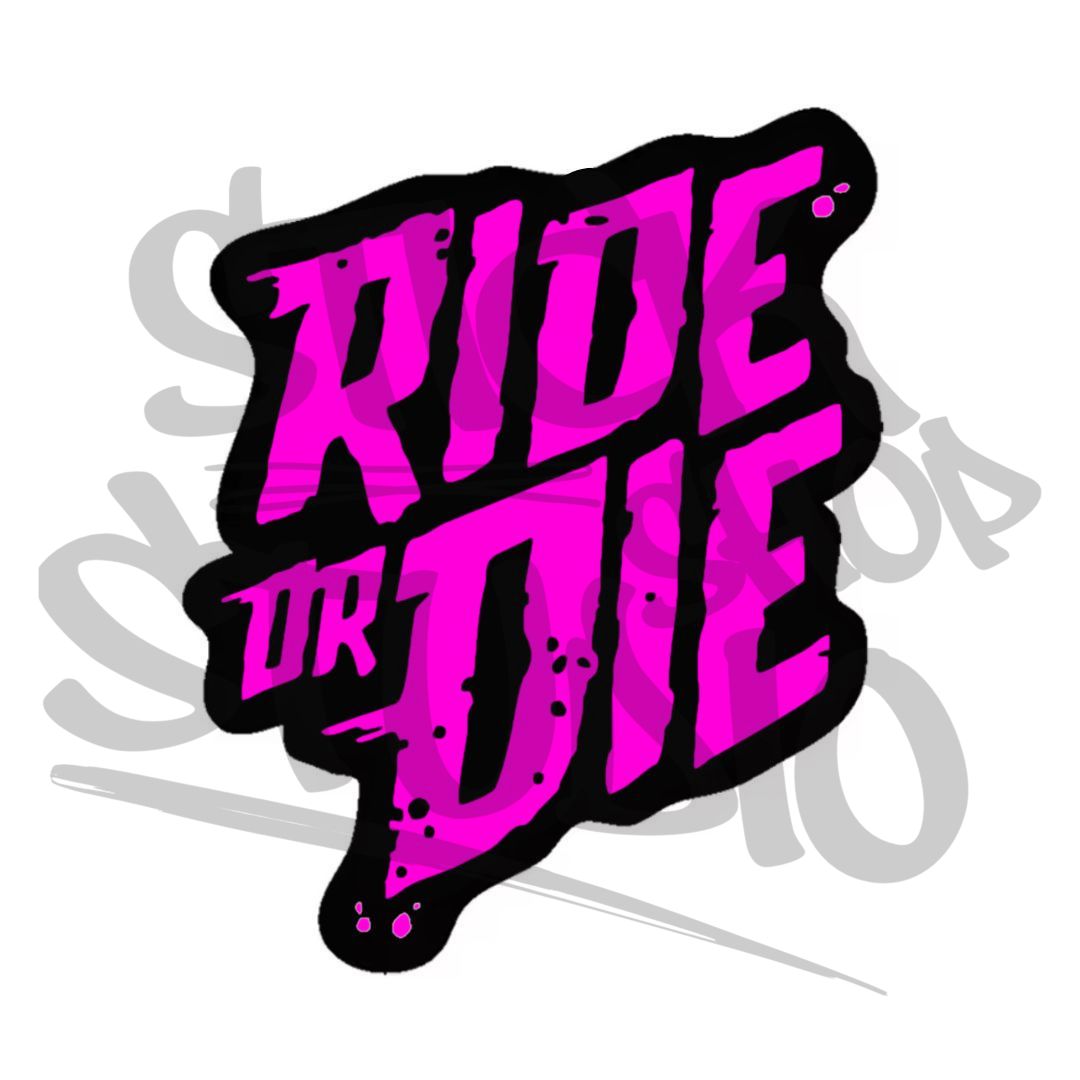Zestaw wlepek "Ride or die"
