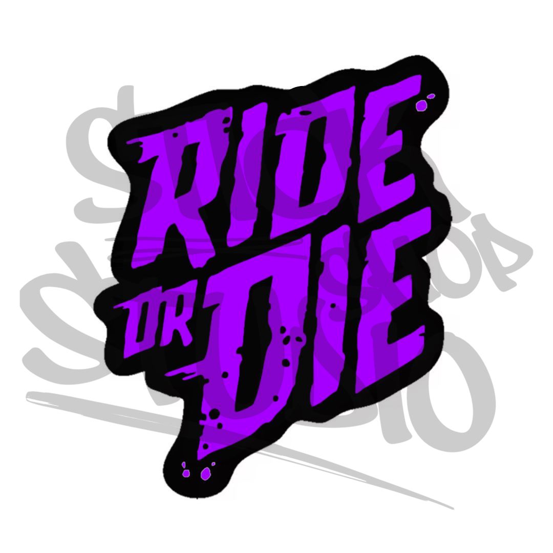 Zestaw wlepek "Ride or die"