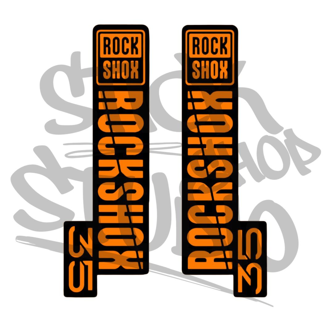Naklejki na amortyzator Rock Shox 35