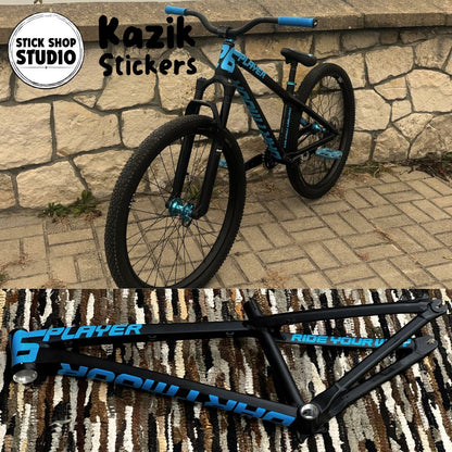 Komplet naklejek na ramę Dartmoor two6player