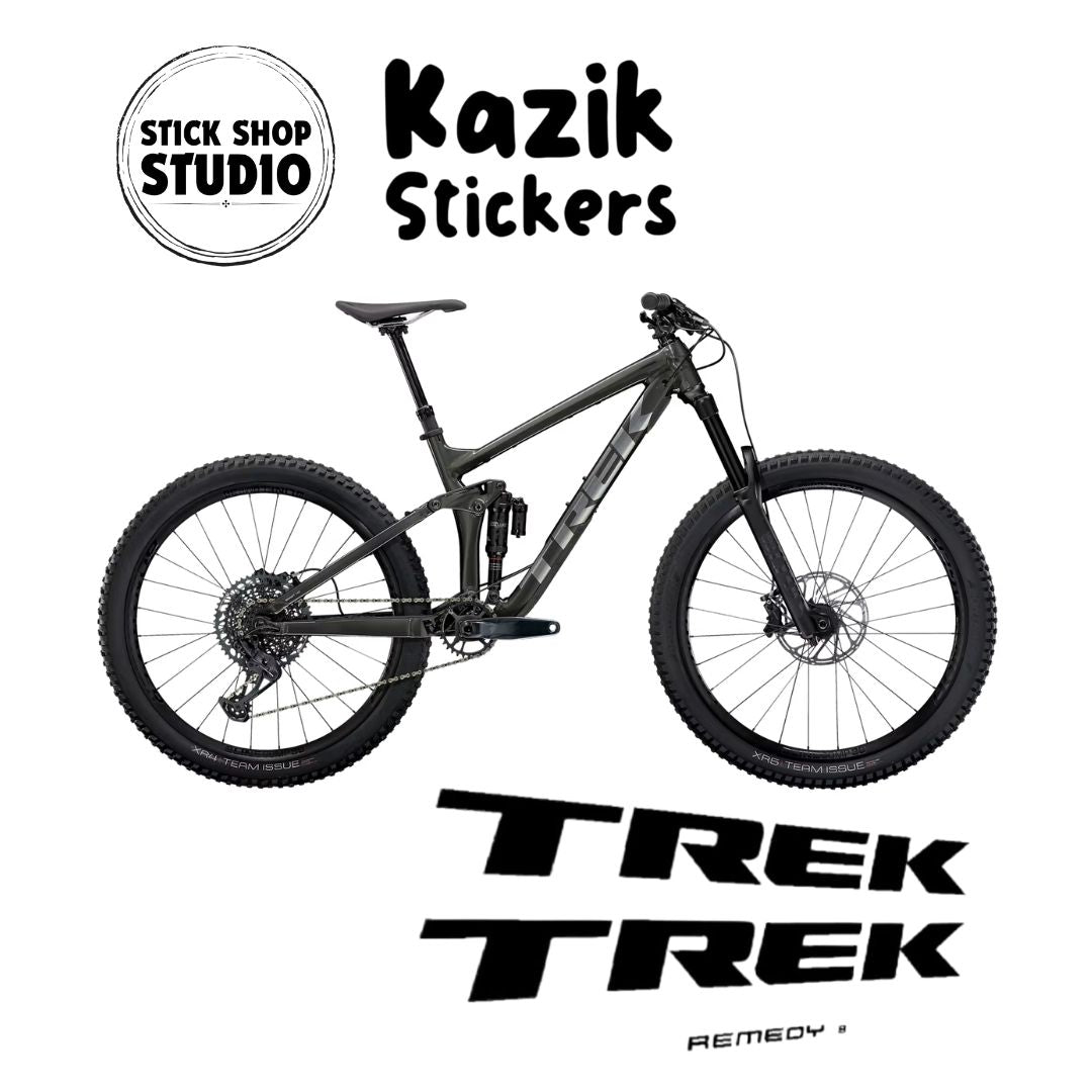 Zestaw naklejek na ramę Trek remedy 8