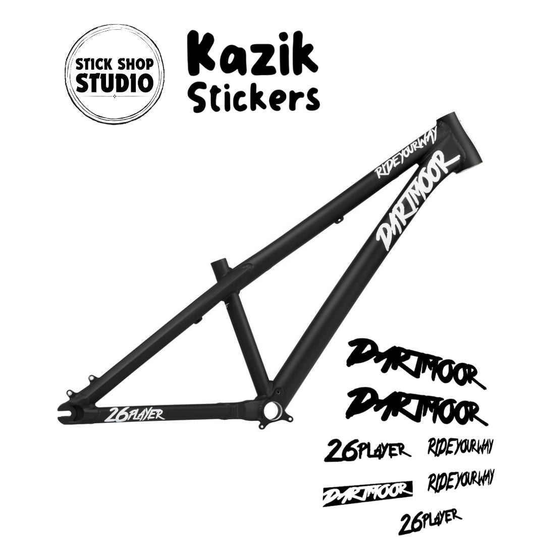 Zestaw naklejek na ramę Dartmoor Two6player (2017)