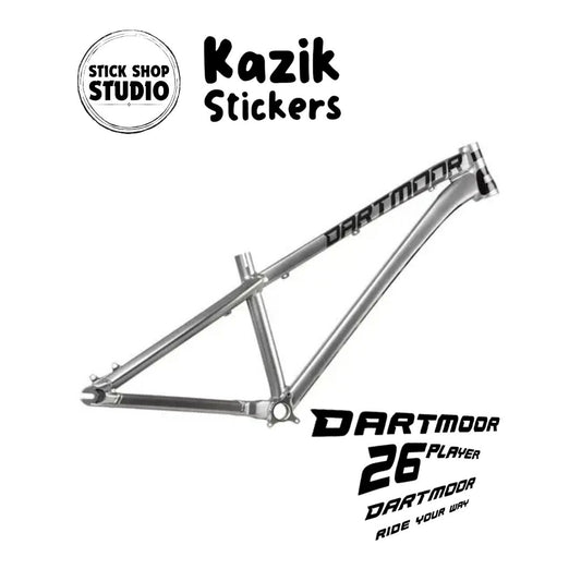 Komplet naklejek na ramę Dartmoor two6player