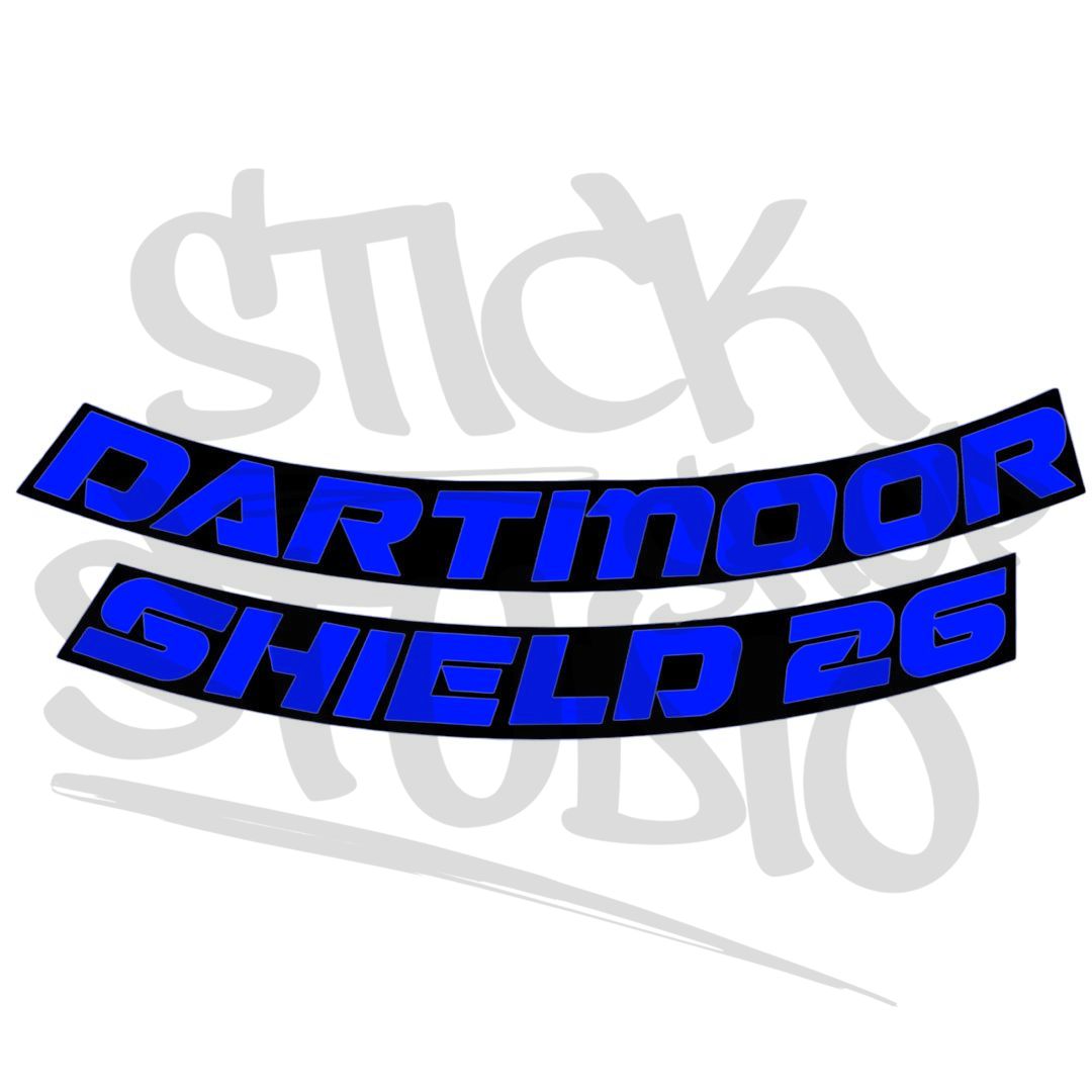 Naklejki na obręcze Dartmoor Shield 26