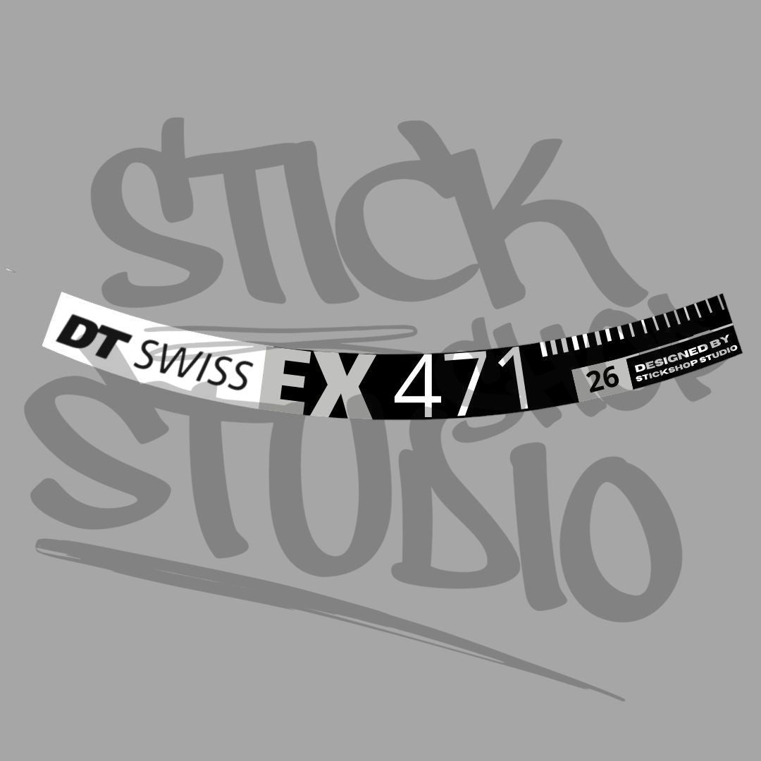 Naklejki na obręcze Dt Swiss Ex 471 26