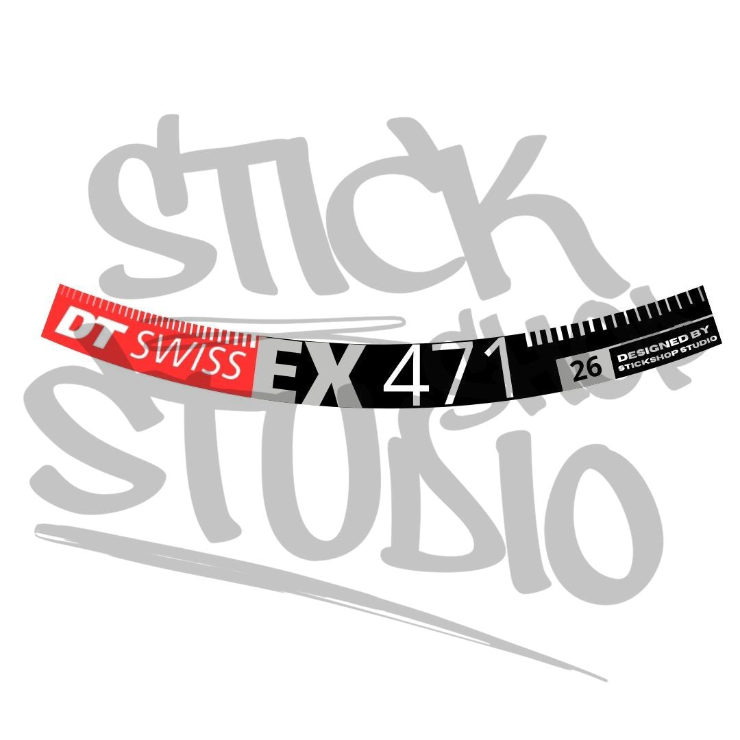 Naklejki na obręcze Dt Swiss Ex 471 26