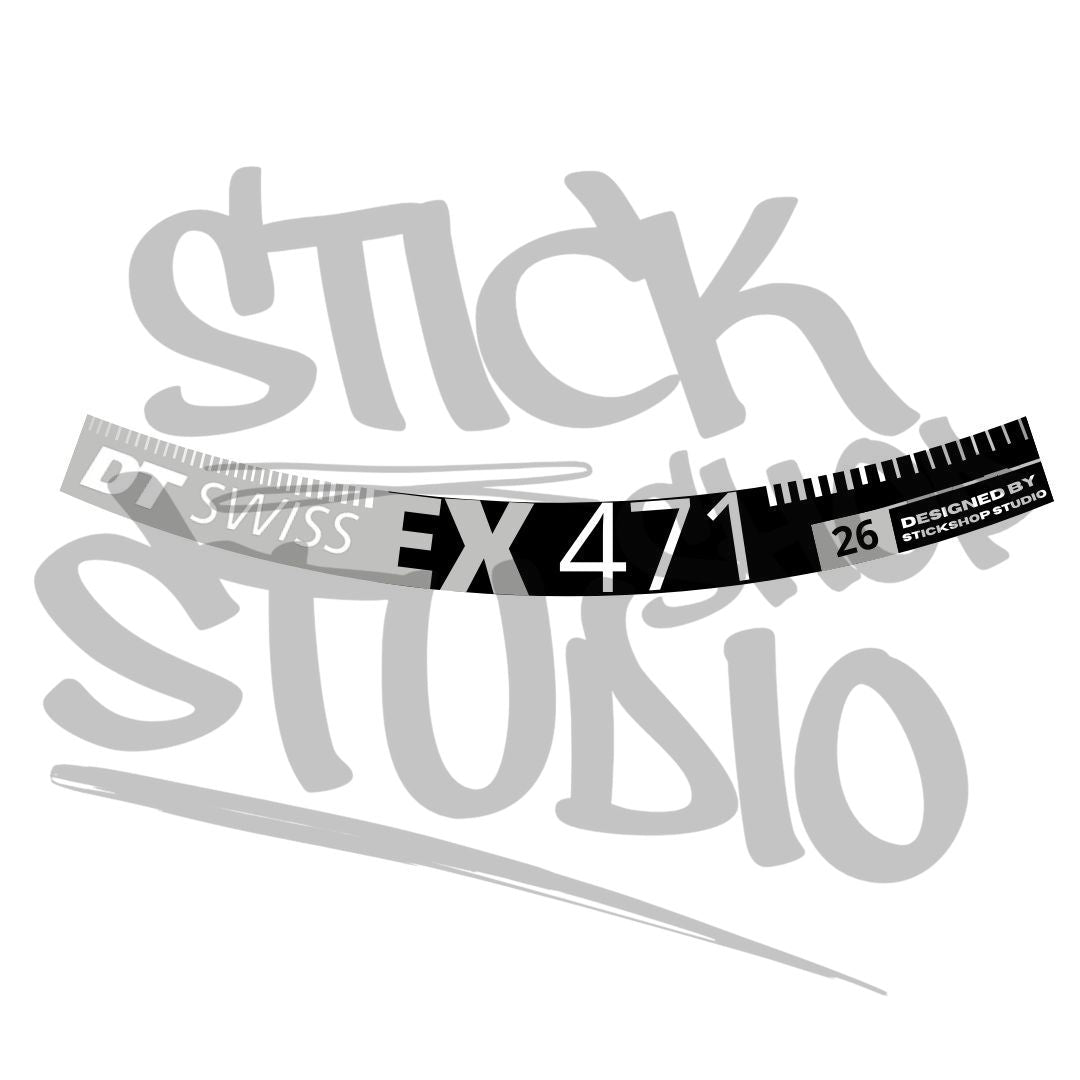 Naklejki na obręcze Dt Swiss Ex 471 26