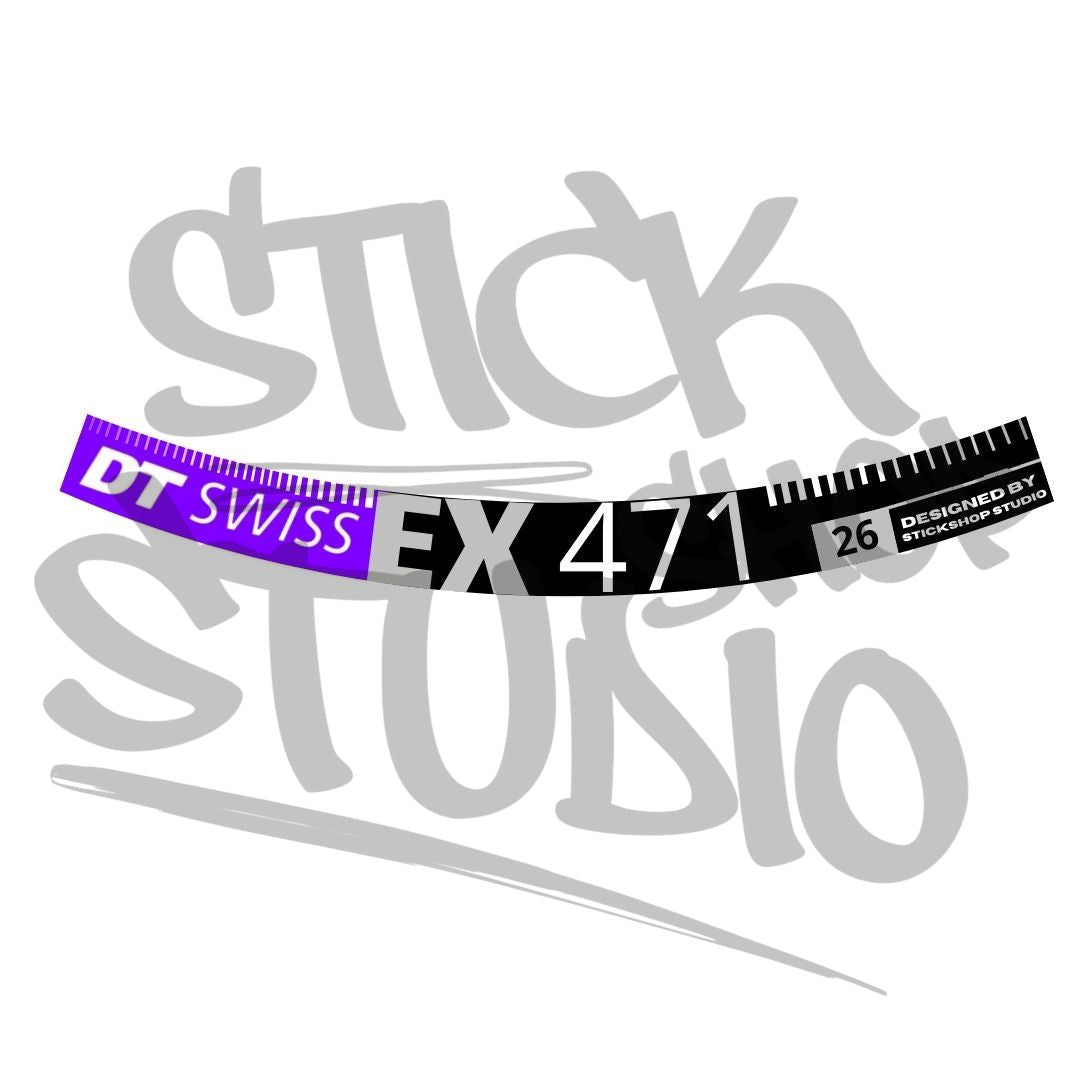 Naklejki na obręcze Dt Swiss Ex 471 26