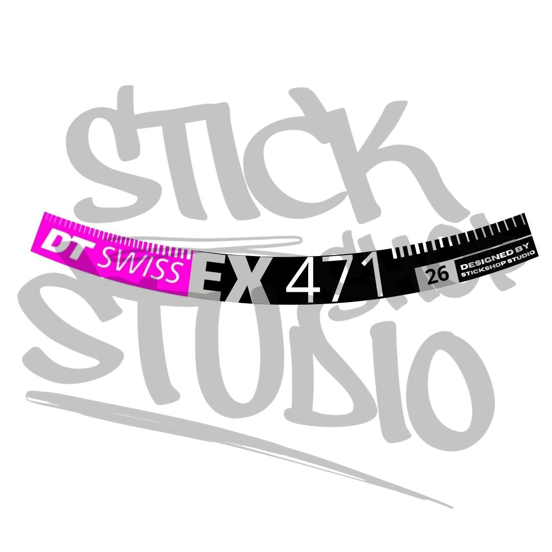 Naklejki na obręcze Dt Swiss Ex 471 26
