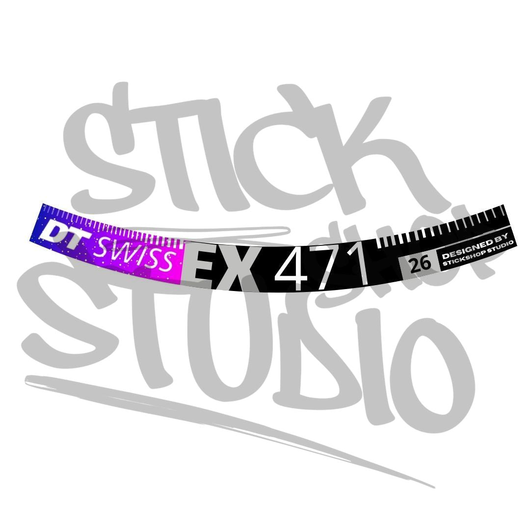 Naklejki na obręcze Dt Swiss Ex 471 26