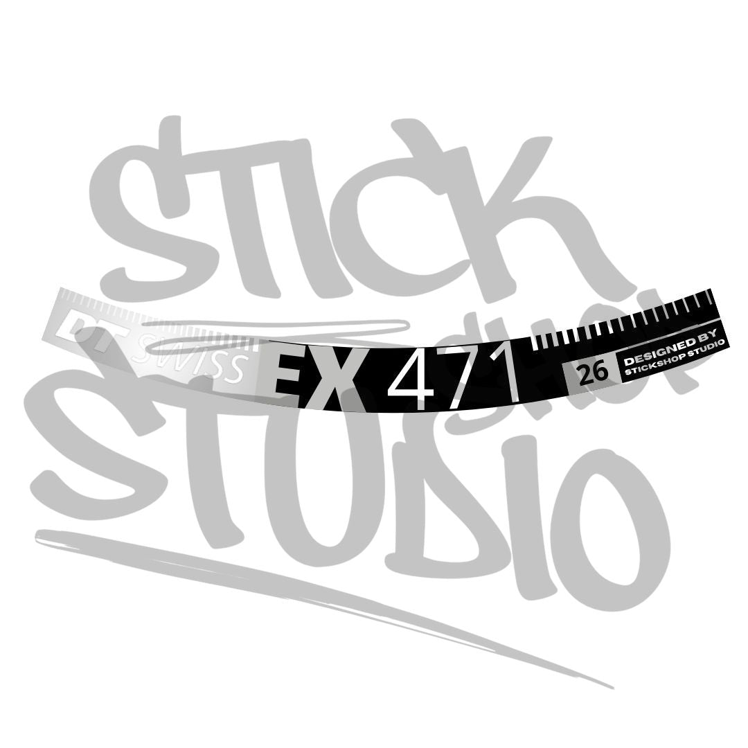 Naklejki na obręcze Dt Swiss Ex 471 26