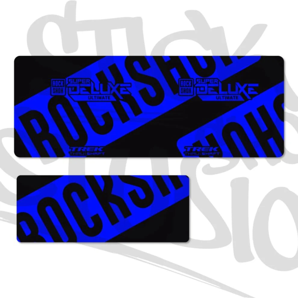 Naklejki na damper Rock Shox Super Deluxe Ultimate Thru Shaft 2021
