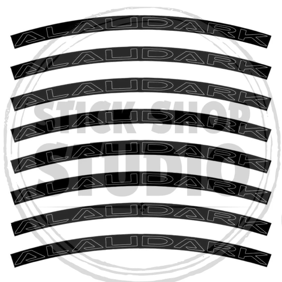 Naklejki na obręcze Alaudark 26