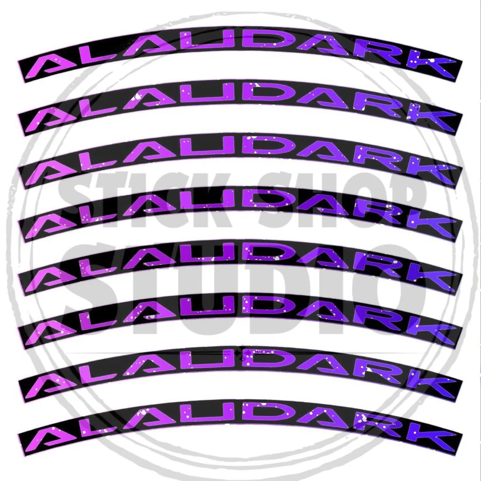 Naklejki na obręcze Alaudark 26