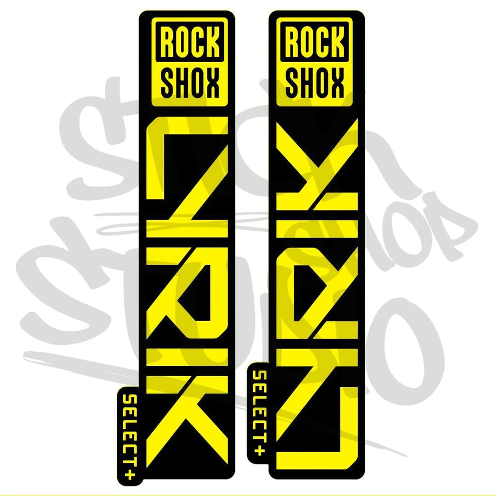 Naklejka na amortyzator Rock Shox Lyrik Select +