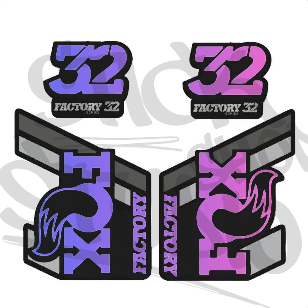 Naklejka na amortyzator Fox 32