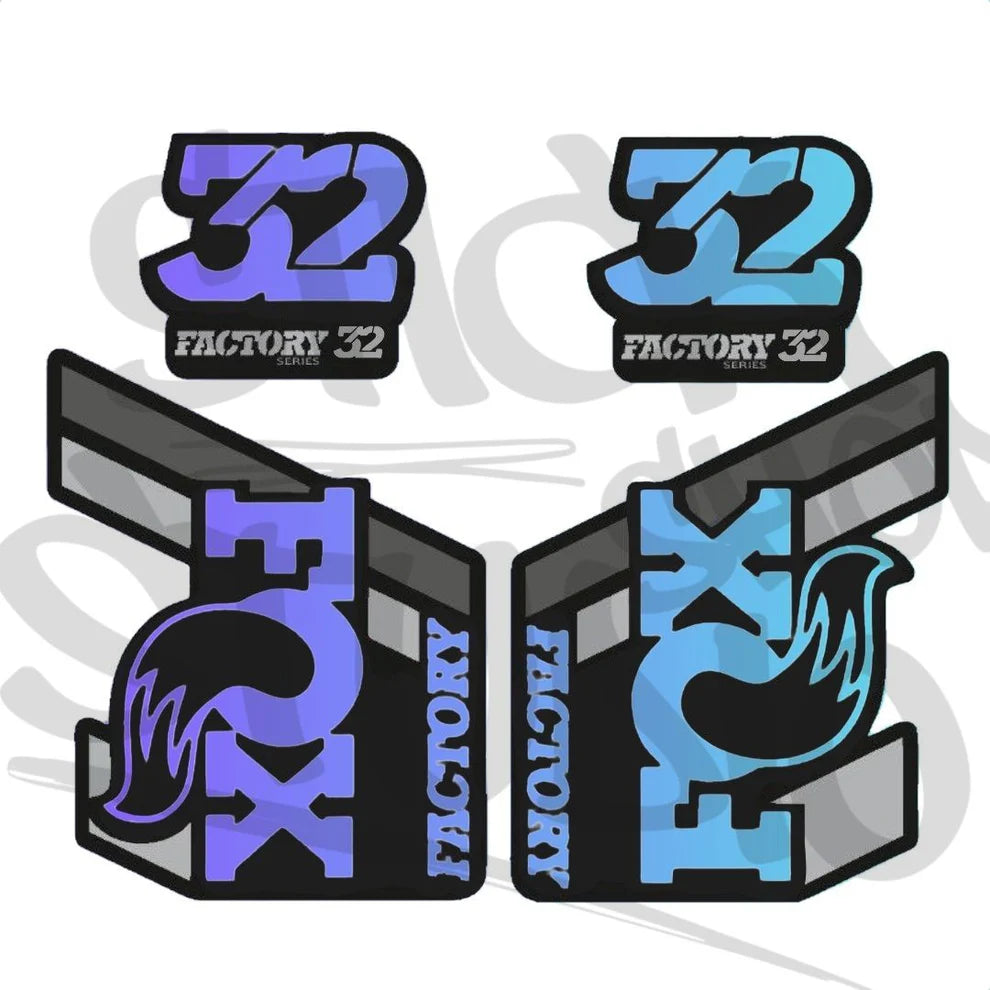 Naklejka na amortyzator Fox 32