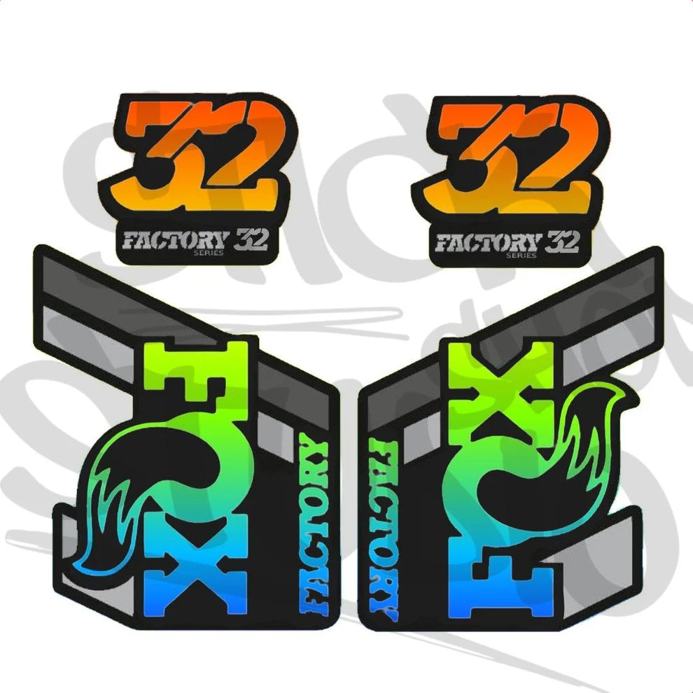 Naklejka na amortyzator Fox 32