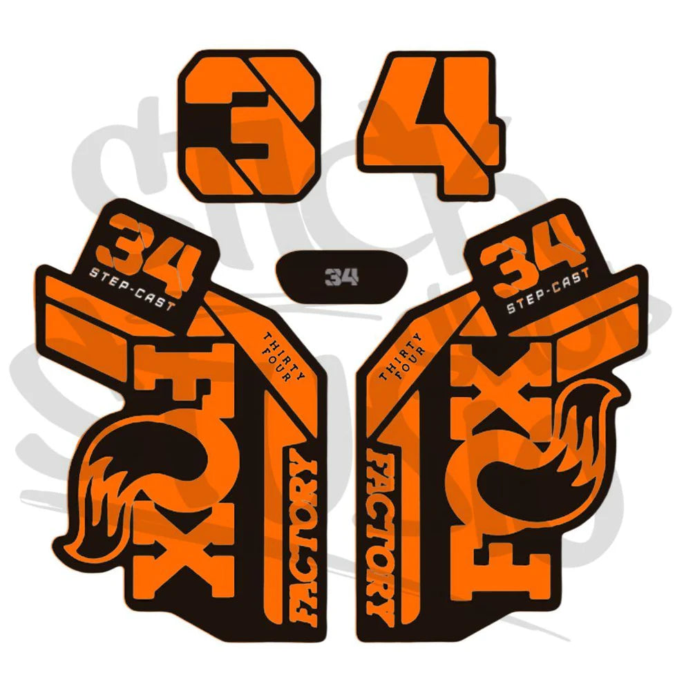 Naklejka na amortyzator Fox 34