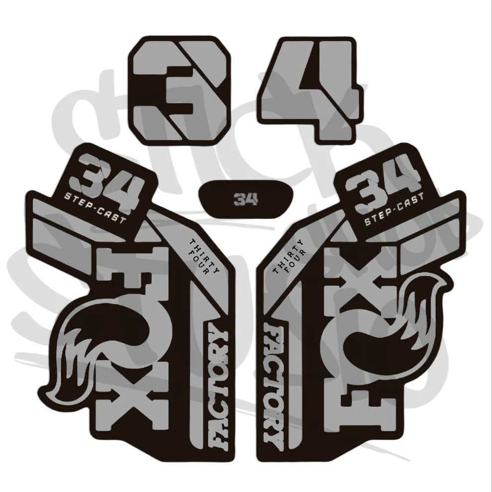 Naklejka na amortyzator Fox 34