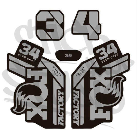 Naklejka na amortyzator Fox 34