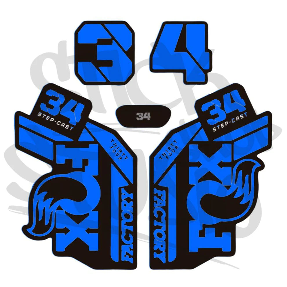 Naklejka na amortyzator Fox 34