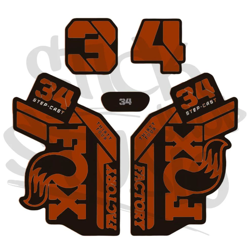 Naklejka na amortyzator Fox 34