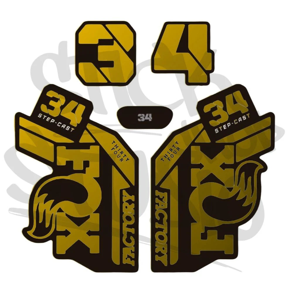 Naklejka na amortyzator Fox 34