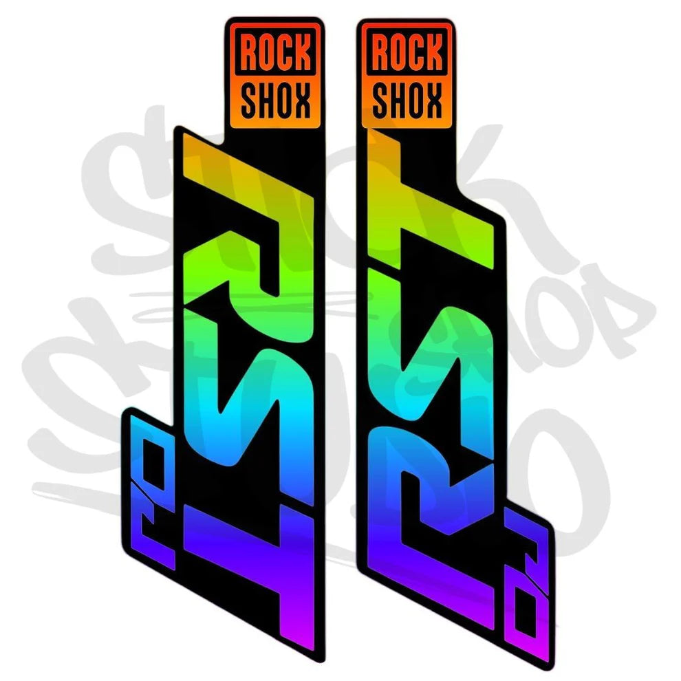 Naklejka na amortyzator RST DIRT