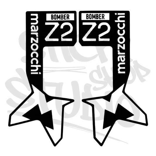 Naklejka na amortyzator Marzocchi bomber Z2