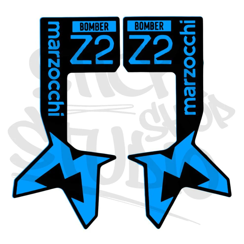 Naklejka na amortyzator Marzocchi bomber Z2