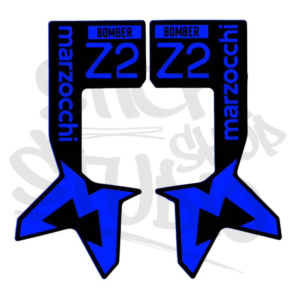 Naklejka na amortyzator Marzocchi bomber Z2