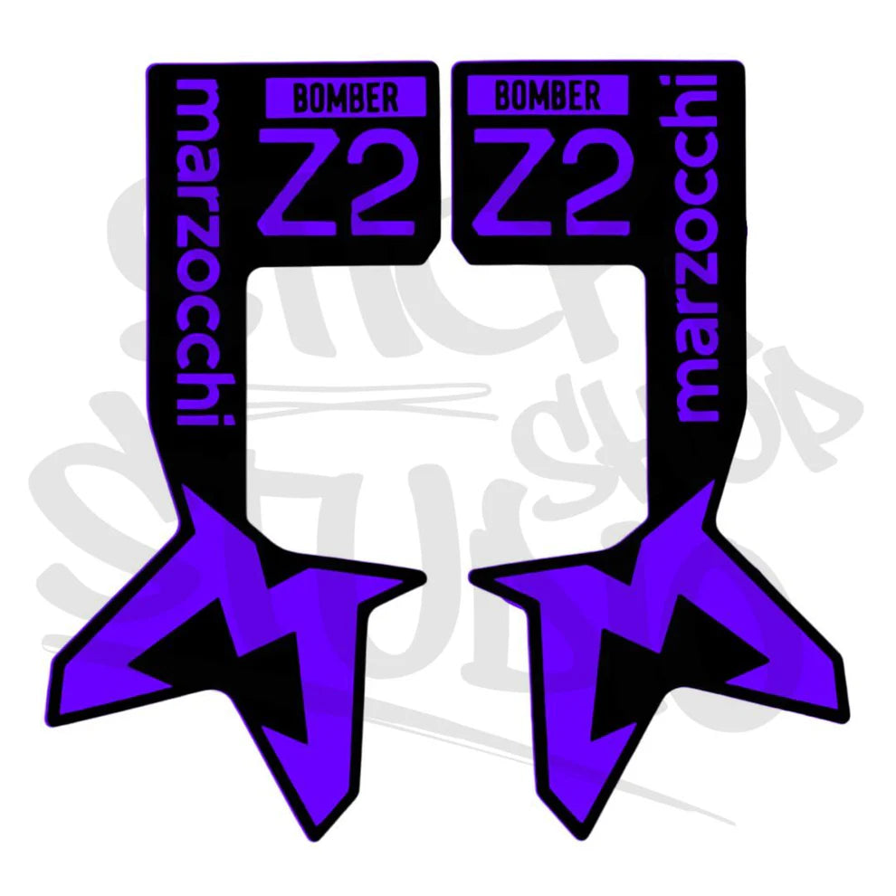 Naklejka na amortyzator Marzocchi bomber Z2