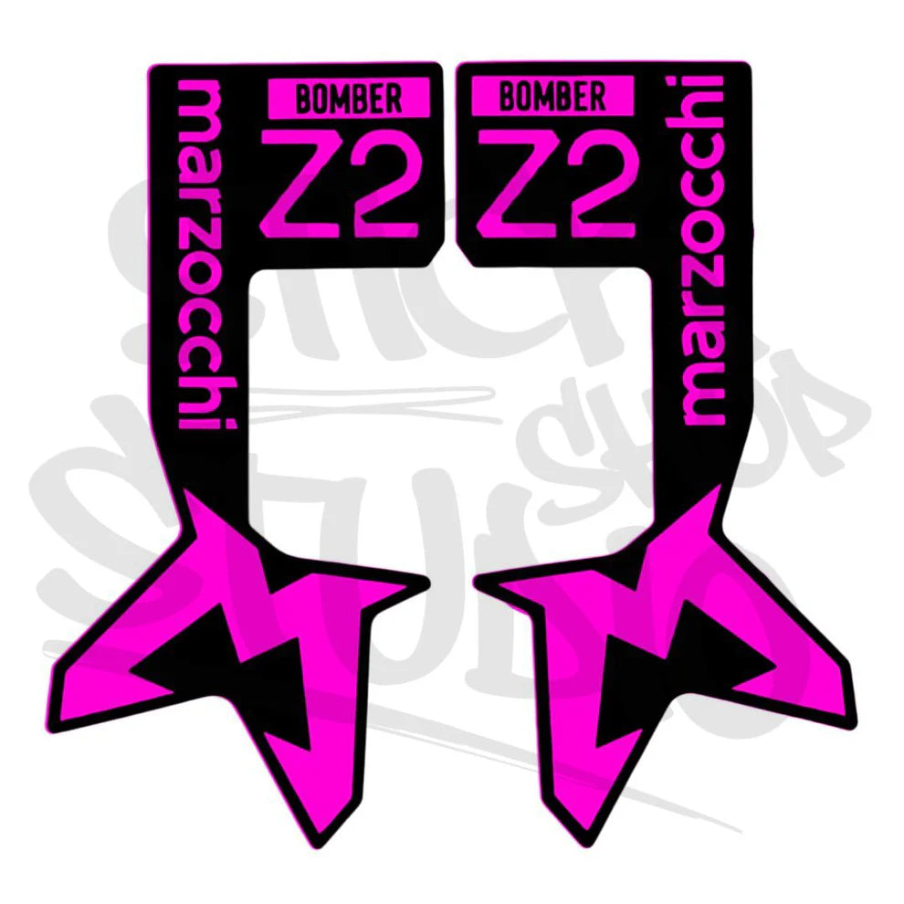 Naklejka na amortyzator Marzocchi bomber Z2