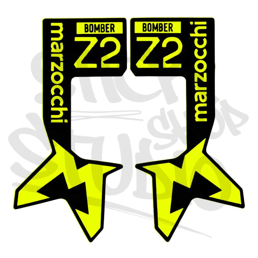 Naklejka na amortyzator Marzocchi bomber Z2