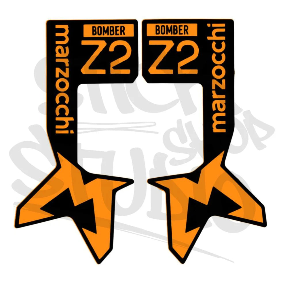 Naklejka na amortyzator Marzocchi bomber Z2