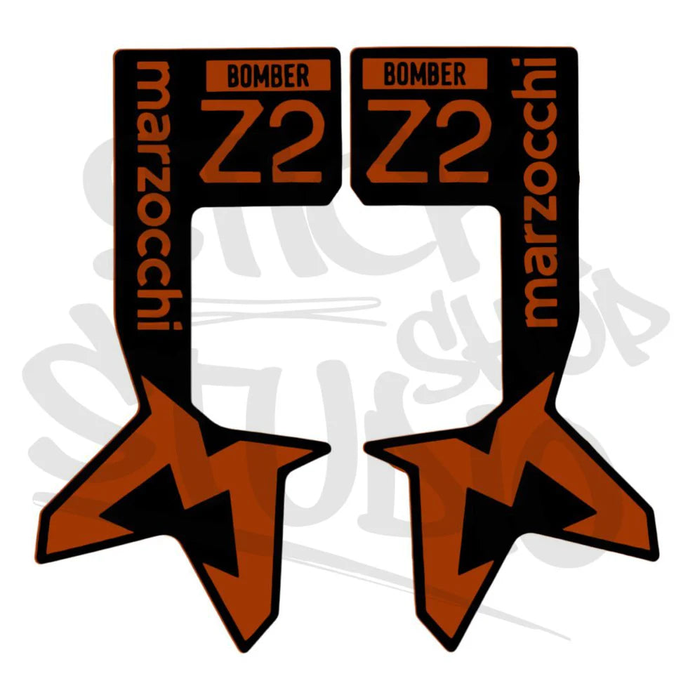 Naklejka na amortyzator Marzocchi bomber Z2