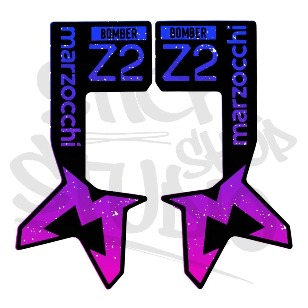 Naklejka na amortyzator Marzocchi bomber Z2