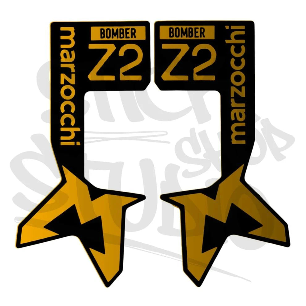 Naklejka na amortyzator Marzocchi bomber Z2