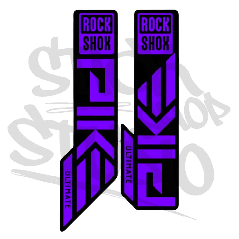 Naklejka na amortyzator Rock Shox Pike Ultimate