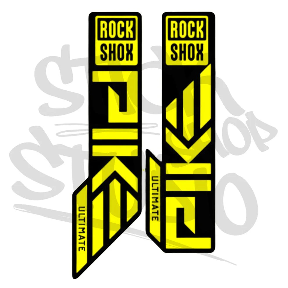 Naklejka na amortyzator Rock Shox Pike Ultimate
