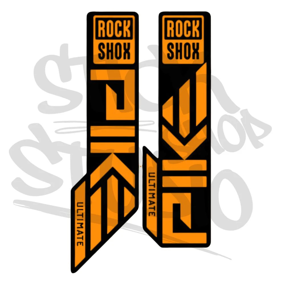 Naklejka na amortyzator Rock Shox Pike Ultimate