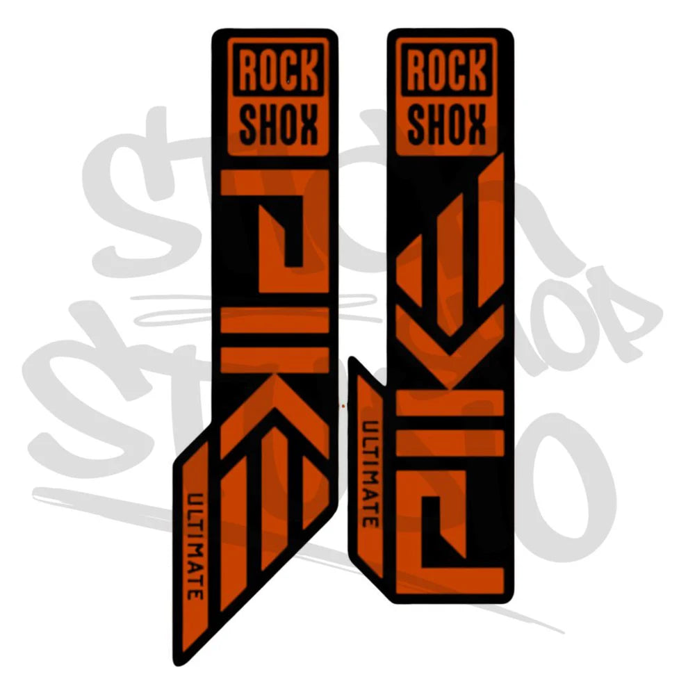 Naklejka na amortyzator Rock Shox Pike Ultimate