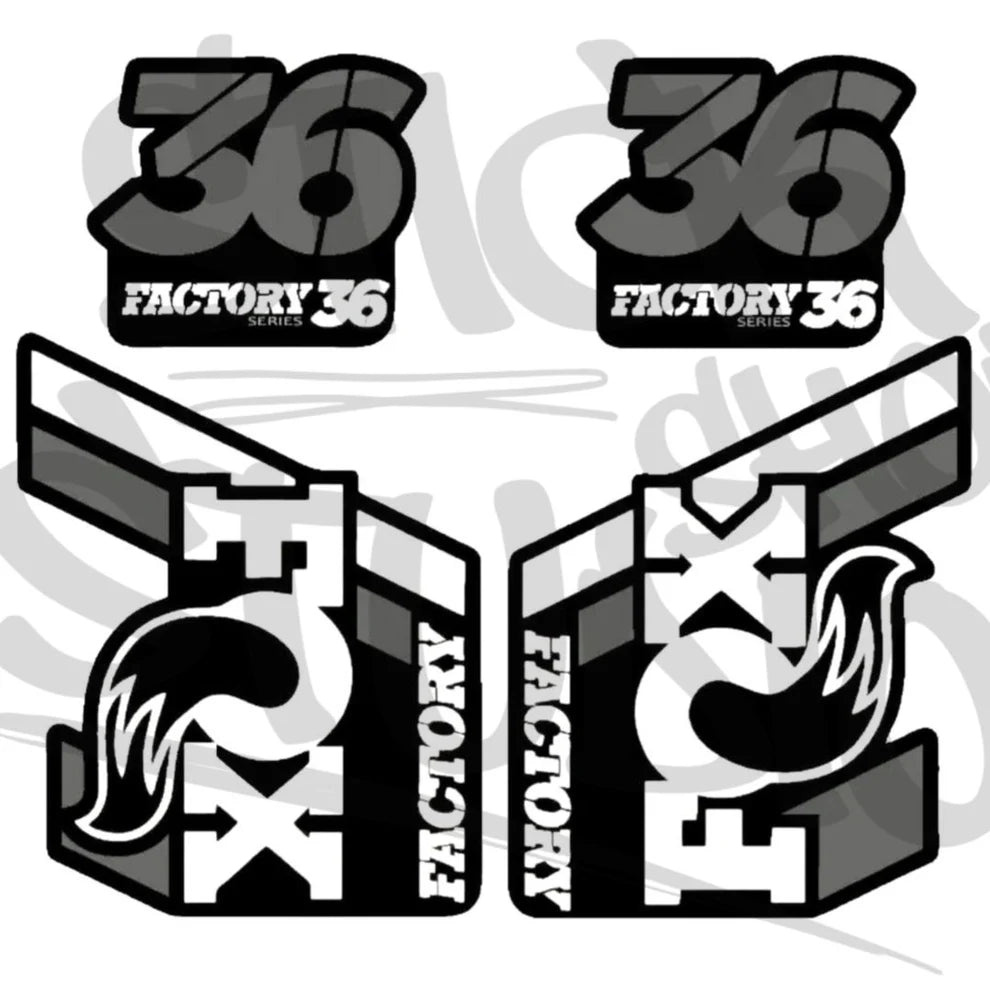 Naklejka na amortyzator Fox 36 factory