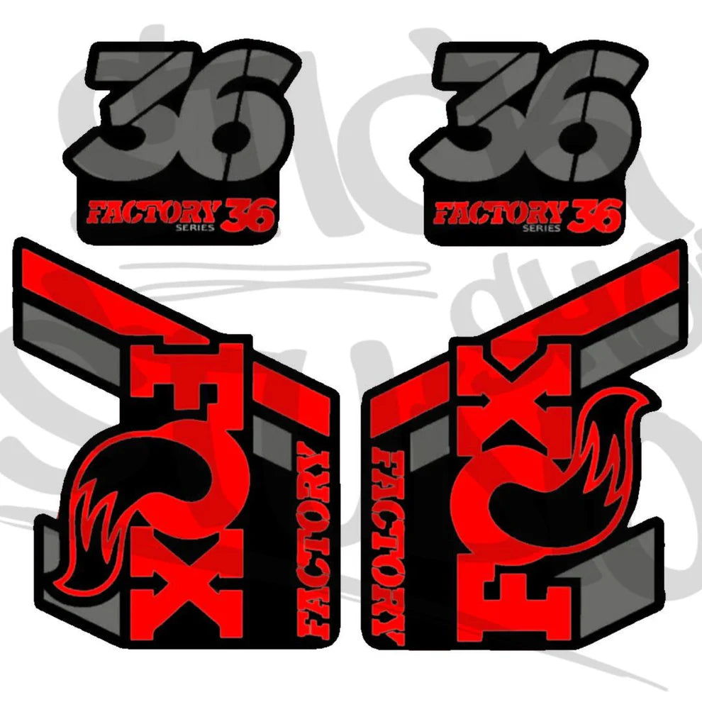 Naklejka na amortyzator Fox 36 factory
