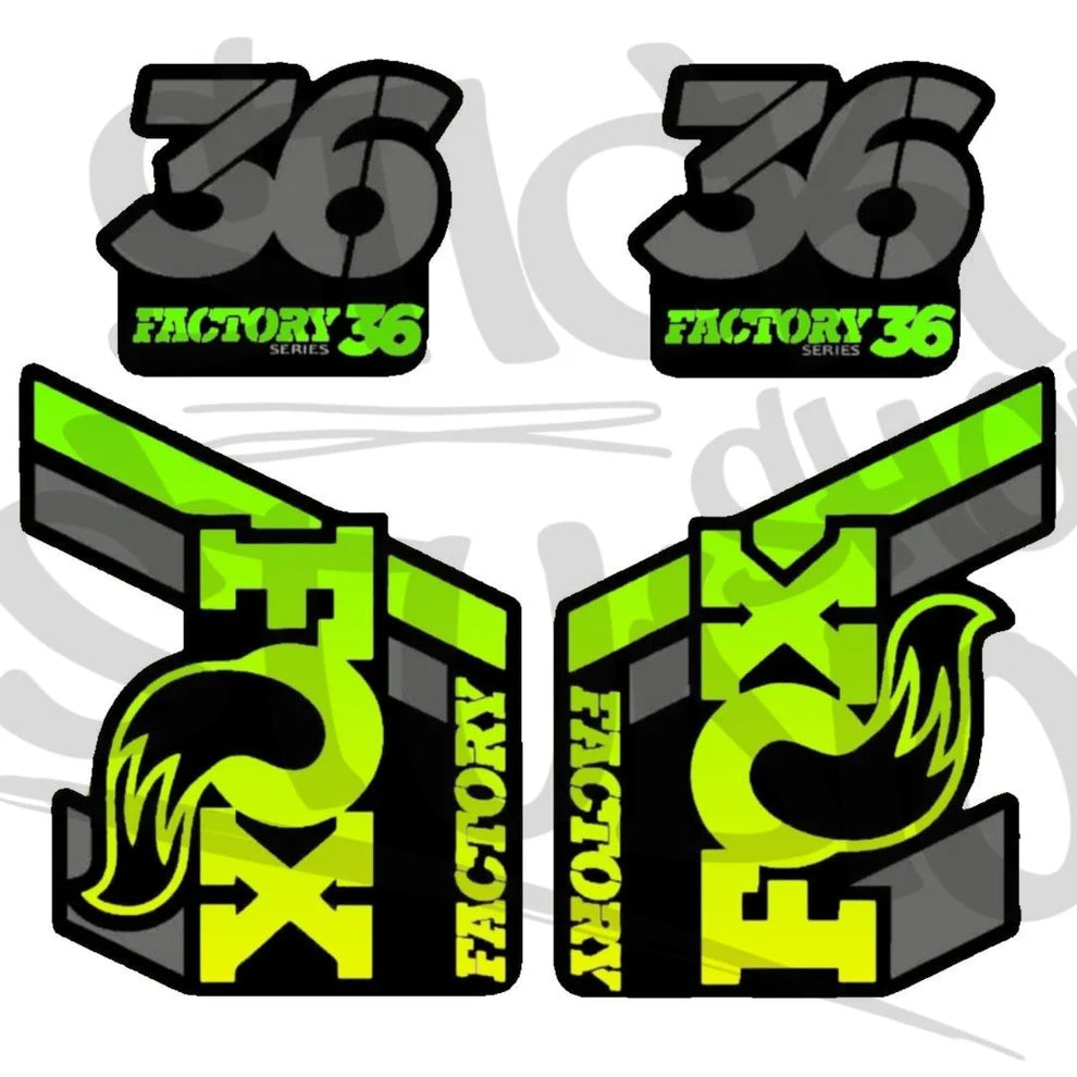 Naklejka na amortyzator Fox 36 factory