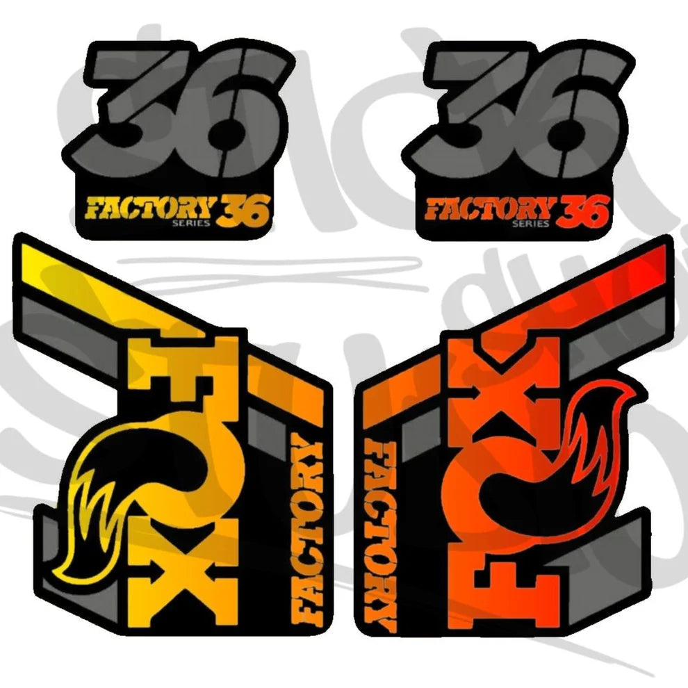 Naklejka na amortyzator Fox 36 factory