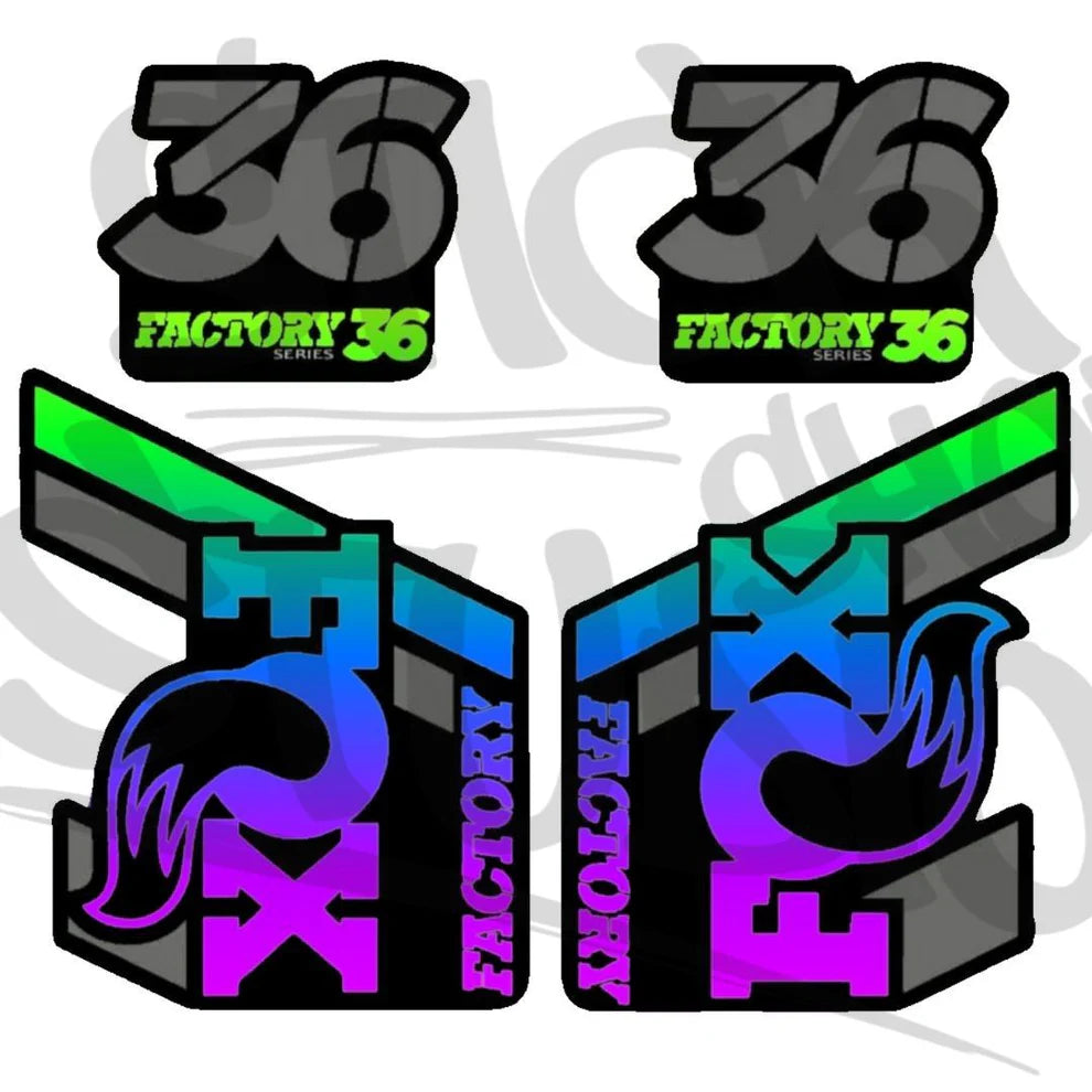Naklejka na amortyzator Fox 36 factory